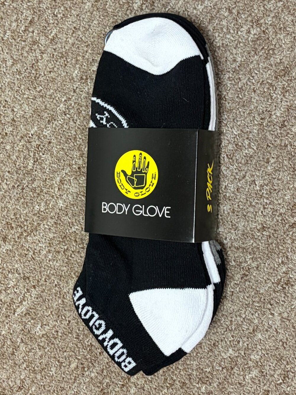 Body Glove Ankle Socks 3-Pack Men's Size 9-11